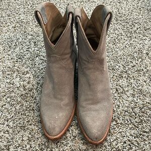 Tecovas Lucy Gray Suede Ankle Boots - Sz 9.5 B